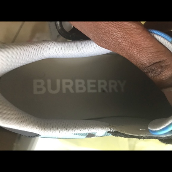 Blue Burberry Low top shoe - Picture 2 of 4